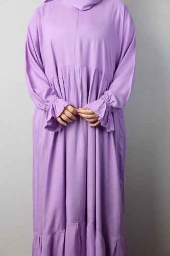 شرشف صلاه مغلق بسحاب بنفسجي