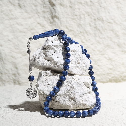 سبحة بكلايت ازرق نيلي