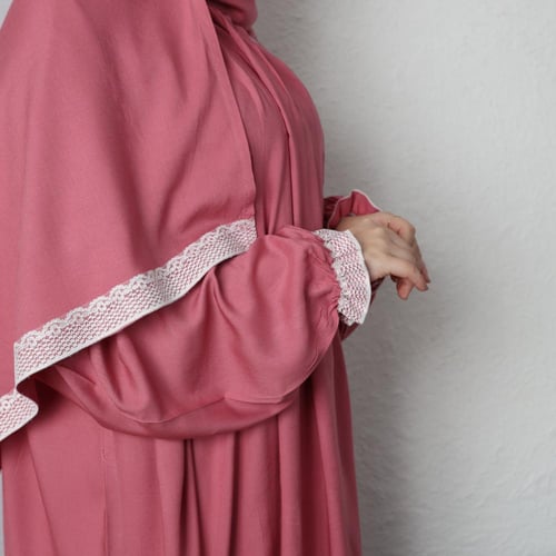 شرشف صلاة لف سادة قطن روز