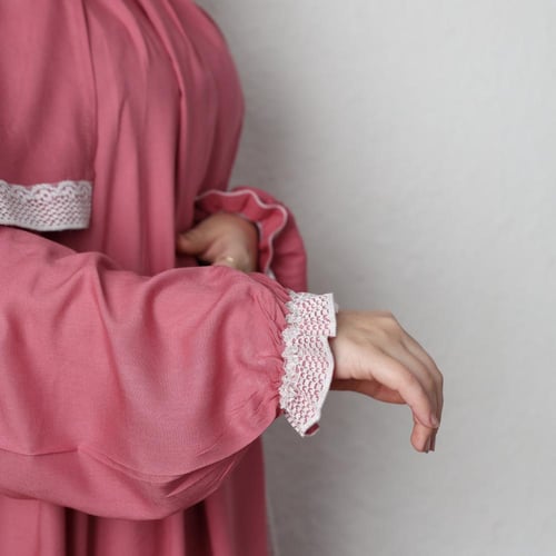 شرشف صلاة لف سادة قطن روز