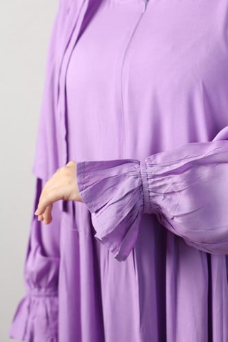 شرشف صلاه مغلق بسحاب بنفسجي