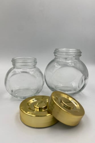 علب بخور بغطاء ذهبي