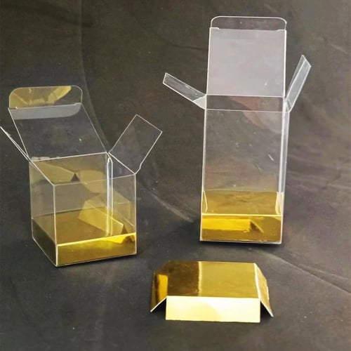 علب توزيعات بقاعده ذهبيه