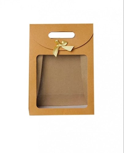 اكياس فاخرة بنافذة وفيونكه