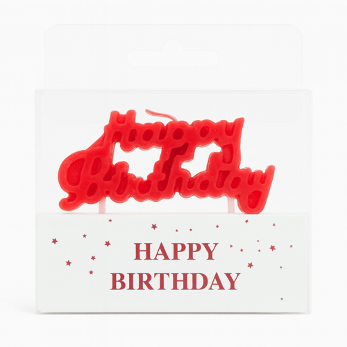 شموع بعبارة happy birthday عدة الوان
