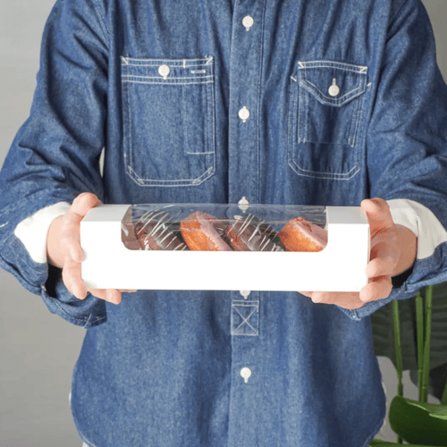 بوكسات دونات مستطيله