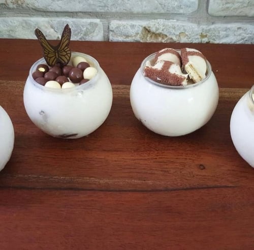 فازات زجاج دائري للتوزيعات 192 مل