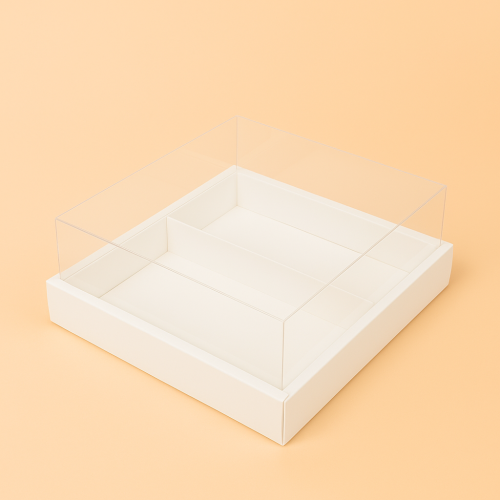 علب ورقيه مقسمه فتحتين