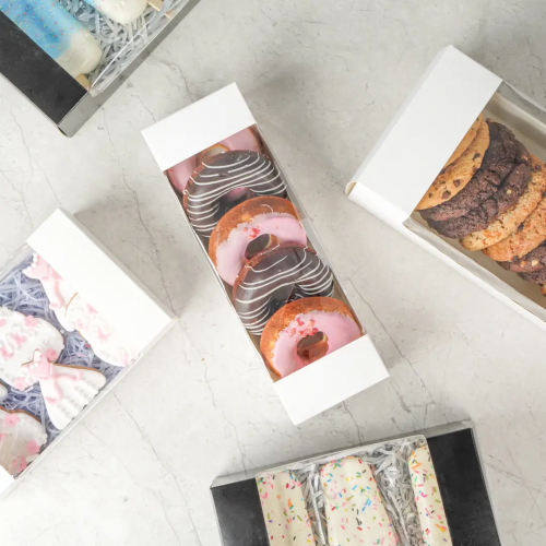 بوكسات دونات مستطيله