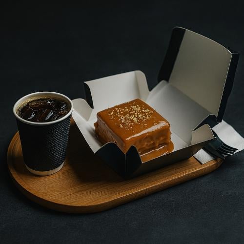 علب برجر و حلويات غطاء متصل عدة الوان