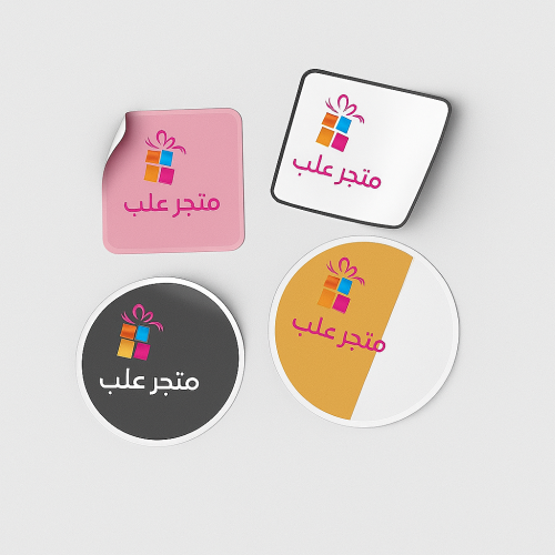 طباعة ستيكر 4 سم
