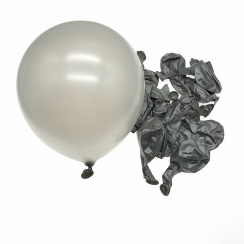بالونات الهيليوم فضي