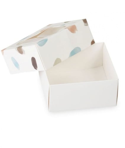 بوكس بغطاء منفصل للحلويات والمعمول