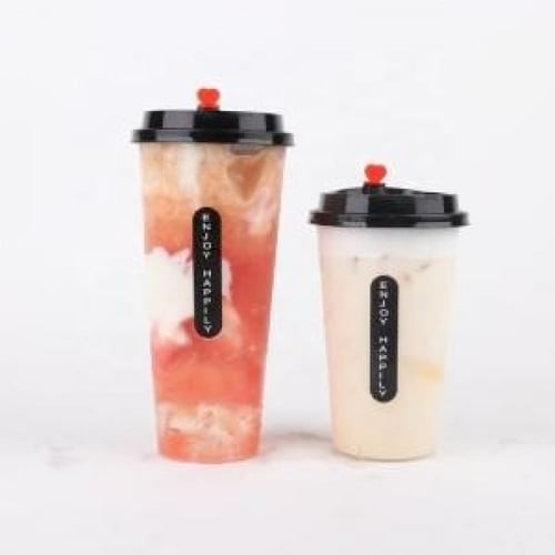 كاسات بلاستك عصير وقهوة 500مل