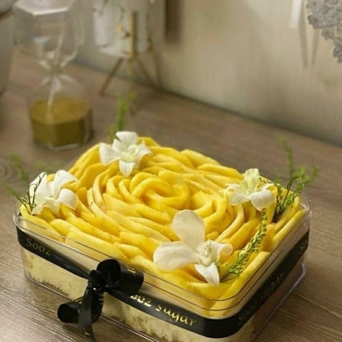 علب اكريلك للكيك