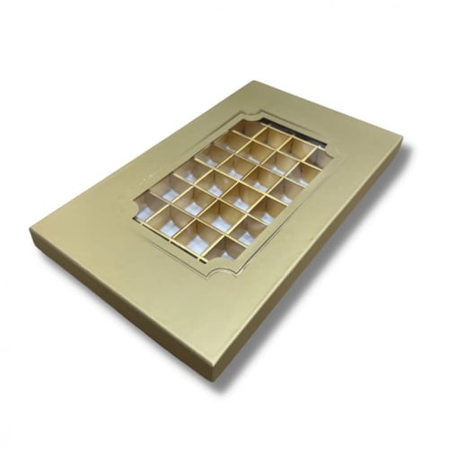 علب شوكولاته مقسم 48 بعدة الوان