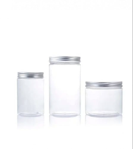 برطمان بلاستيك بغطاء معدني 500 مل