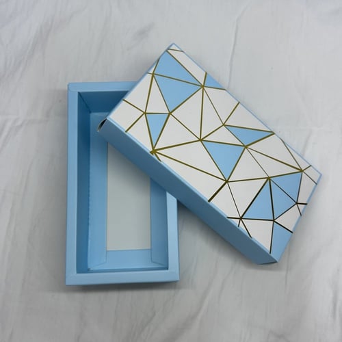 علب ورقية غطاء منفصل الوان مختلفة