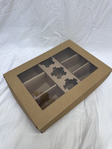 علب مقسم شاورما + برقر حامل صوص