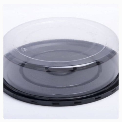 علب بلاستيك قاعدة سوداء