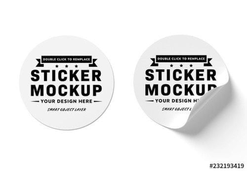 طباعة ستيكر 8 سم