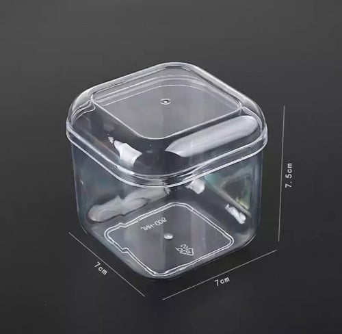 علب اكريلك شفافه للحلى والتوزيعات