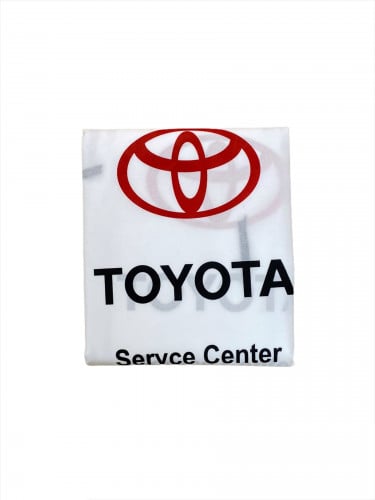 تلبيسه مقاعد تايوتا شعار احمر كتابة سودا