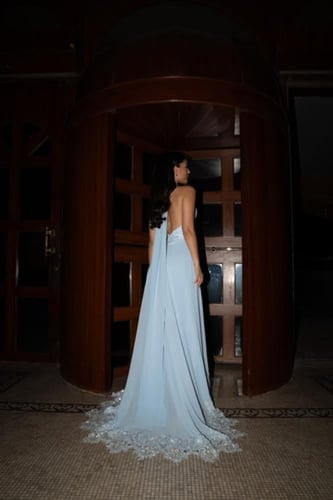 Montana sky blue dress