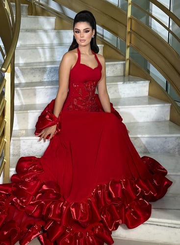 A fiery dress