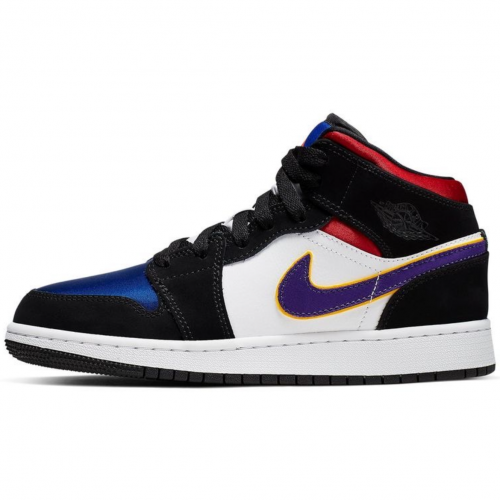 red blue and purple jordan