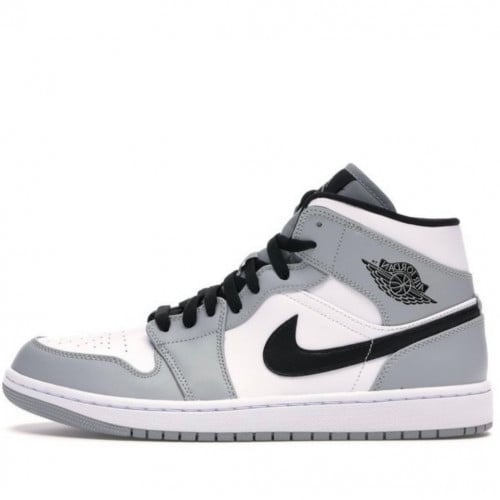 Jordan 1 mid light smoke grey