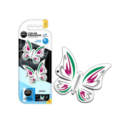 معطر سياره بشكل فراشه يثبت ف التكيف