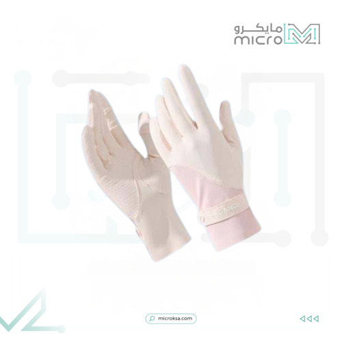 قفازات قيادة نسائية للحماية من الشمس