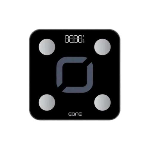 E-one - ميزان ذكي للجسم متعدد القراءات - أسود