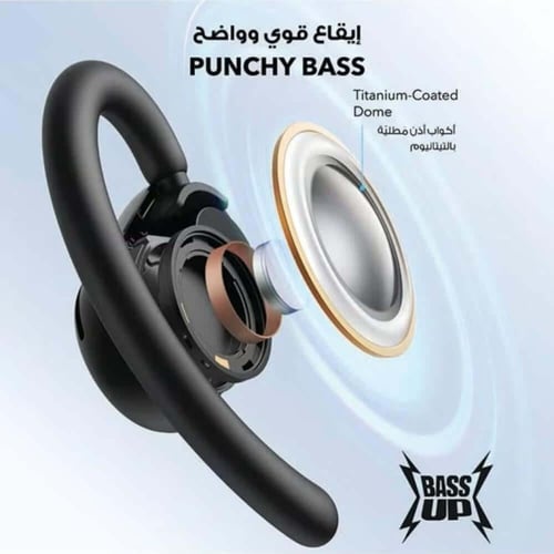 ANKER - سماعة اذن V20i لاسلكية - أسود