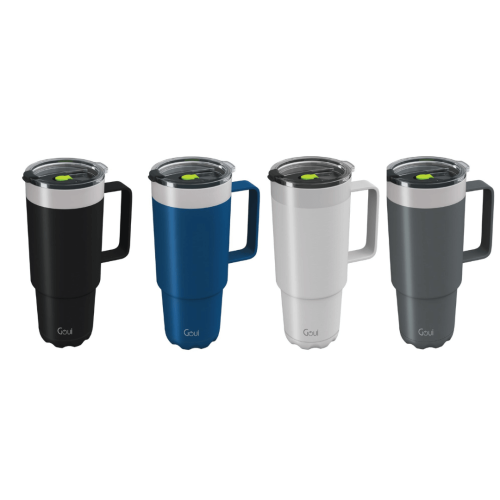 كوب حراري 600 ملي - رمادي - GOUI