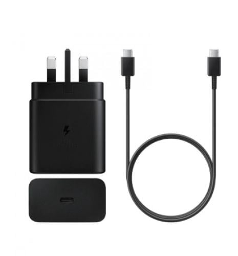 TPHONE - شاحن جداري سريع USB-C بقوة 45واط مع كيبل...