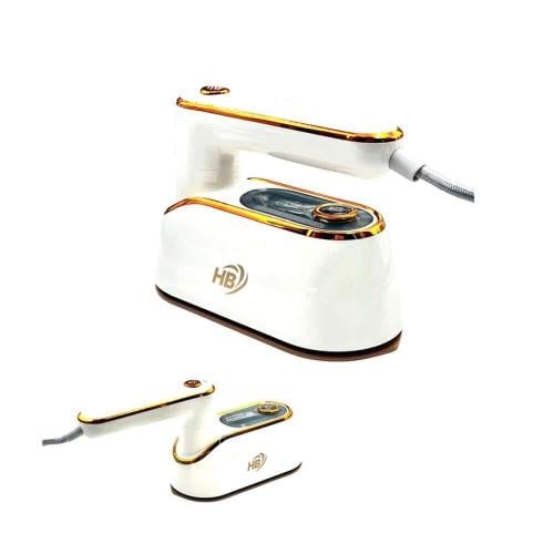 HB – كاوية بخار للملابس 2 في 1 بتسخين سريع خلال 15...