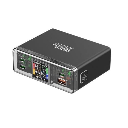 منصة شحن 3 منافذ تايب سي ومنفذ يو اس بي وبقوة 130...