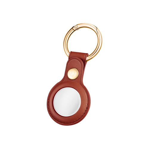 تعليقة اير تاق من الجلد - بني -فيفا مدريد/VIVA MAD...