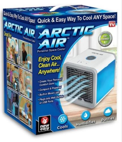 ARCTIC AIR - مكيف هواء صغير محمول USB مبرد مع 7 أض...