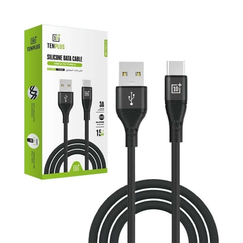كيبل سيليكون شحن من يو اس بي الى تايب سي - عدة الو...