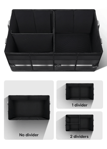 صندوق تخزين للرحلات سعة 60 لتر - أسود - Baseus