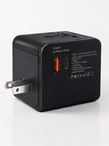 TREND - فيش السفر العالمي برودو بمنفذين USB-C بقدر...
