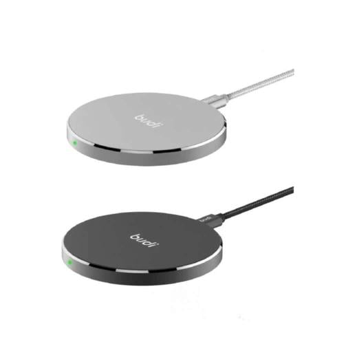 شاحن لاسلكي بقوة 10 واط يدعم الشحن السريع - متعدد...