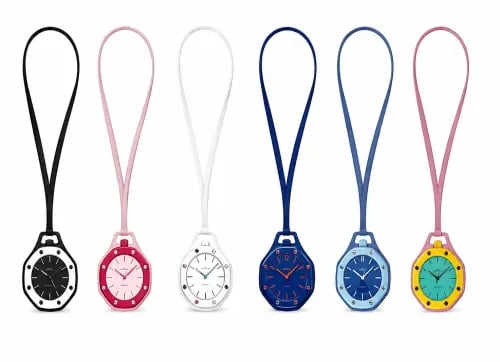 C - Watch ساعة جيب بتصميم معلق - متعدد الالوان
