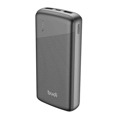 Budi - بطارية بقوة 20000بمنفذين يو اس بي و منفذ تا...