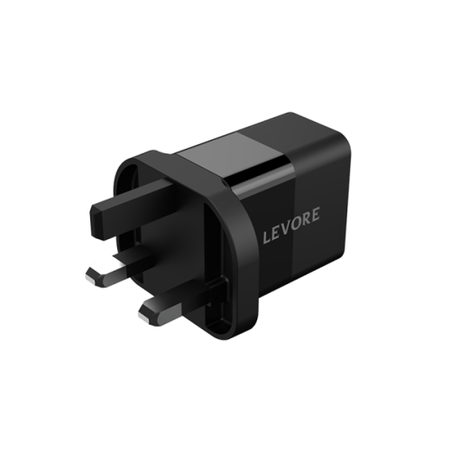 شاحن جداري بمنفذ تايب سي بقوة 20 واط - أسود - LEVO...