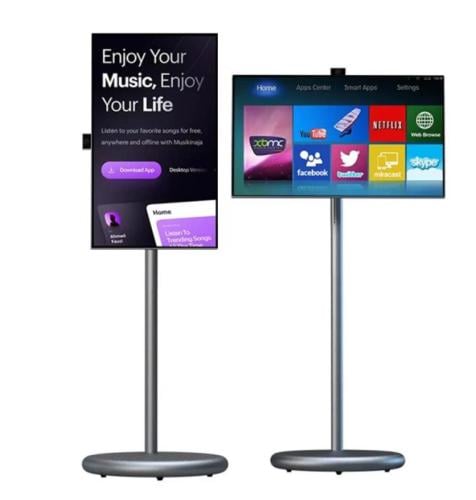 TAKTIK FLOOR-شاشة متنقلة اندرويد لمس ذكية مع ستاند...