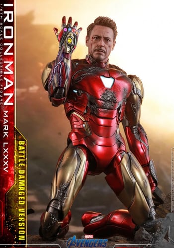 Hot toys Iron Man Mark LXXXV (Battle Damaged Versi...